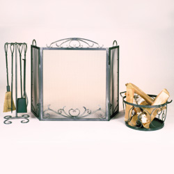 fireplace screen & tool sets